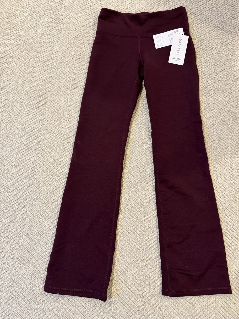 Athleta Plum Flare Leggings